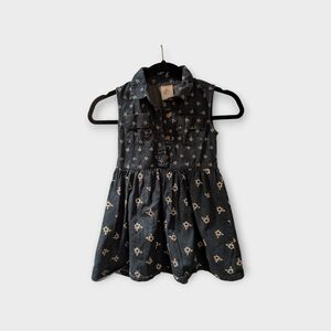 Wonderkids Blue Floral Kids Casual Dress